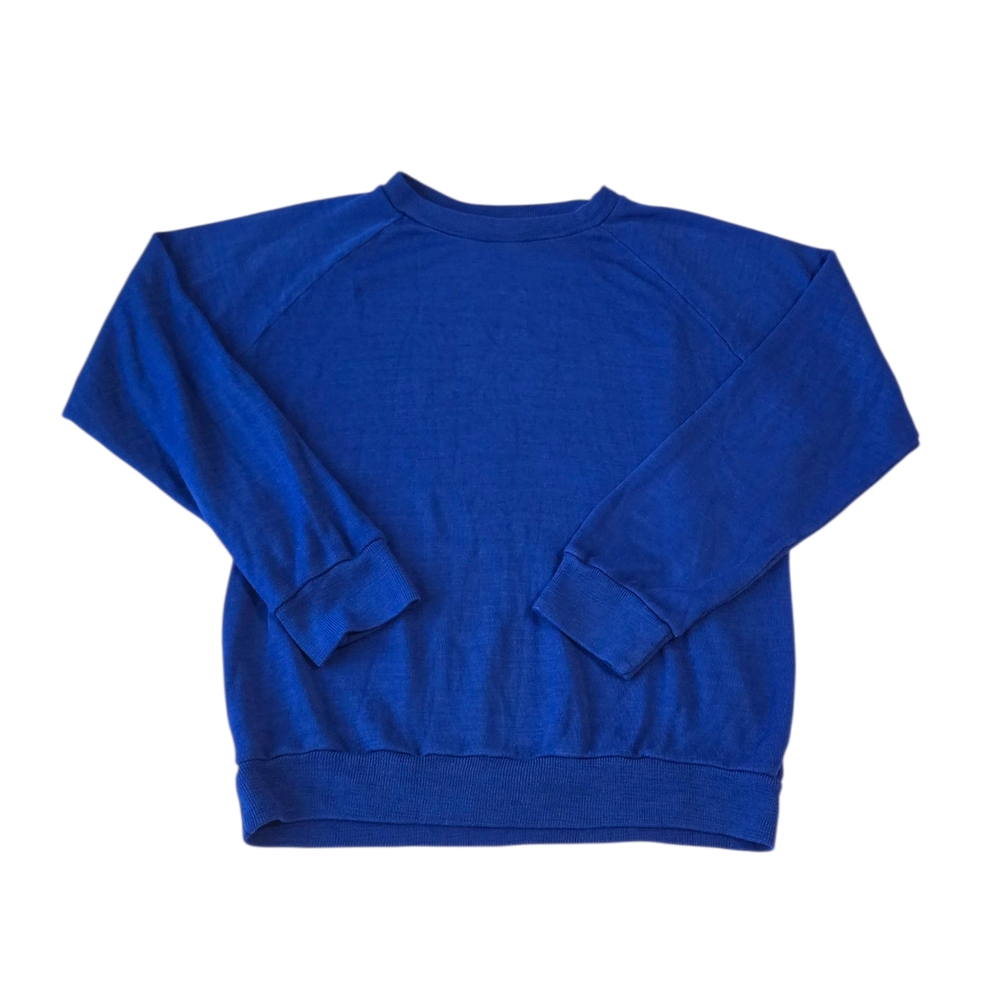Vintage 80s Blue Sweater Small